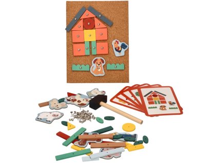 drevena zatloukacka hra sablony farma