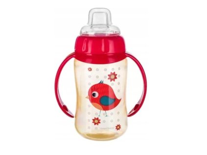 canpol babies hrnecek s uchyty ptacek cerveny