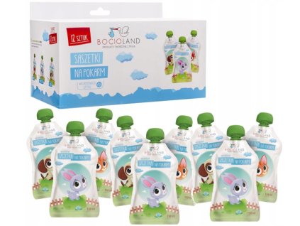 opakovane pouzitelne potravinove sacky 150 ml 12 ks v baleni