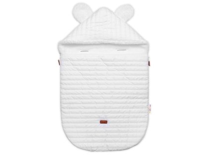 prosivany fusak 2v1 s kapuci a luna podsivkou made with love bily