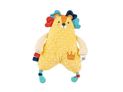 pritulnicek mazlicek polstarek minky s kousatkem lev zluty