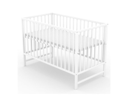 postylka pro miminko nature 120x60cm se spoustecim bokem bila