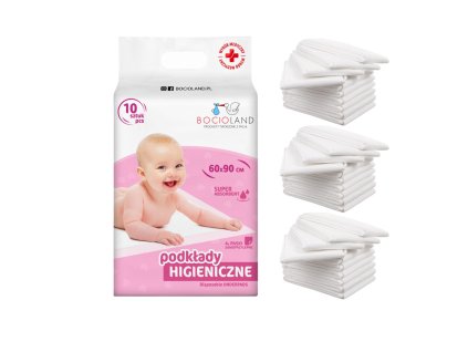 vyhodne baleni prebalovaci podlozky jednorazove 3x10ks 60x90cm