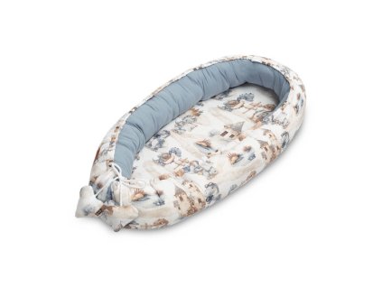 hnizdecko kokon pro miminko muselin dracek jeans