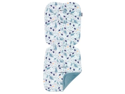 vlozka do kocarku prosivany velvet premium lesni svet zelena