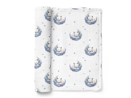 luxusni osuska plenka 110x110cm bambusova listicky