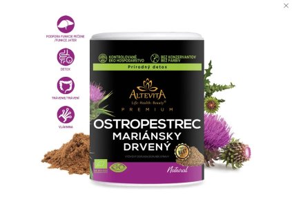Altevita BIO Ostropestrec mariánsky drvený 300g