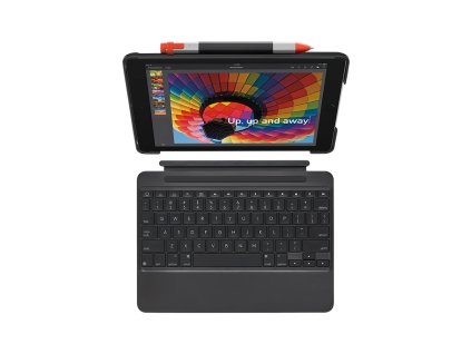 Logitech Slim Combo pouzdro s odnímatelnou klávesnicí pro Apple iPad Pro 10,5" Černá třídy Velmi dobrý
