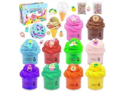 Souprava slizu Slime kit 10x s doplňky