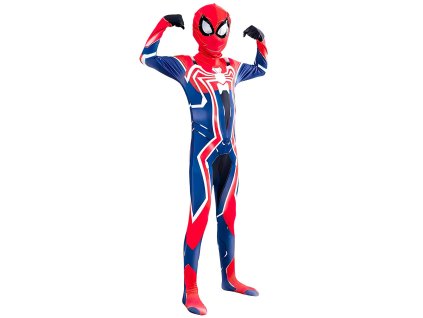 OPBH2070A detsky kostym spiderman white 122 134 l