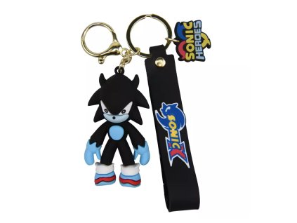 PKBA2196A detska klicenka jezek sonic shadow s poutkem a karabinou 22cm