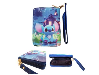 PNBH2201A detska penezenka lilo a stitch s poutkem a karabinou