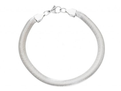 5879 hladky plochy retizek a naramek z chirurgicke oceli delka 45 cm sirka 0 6 cm