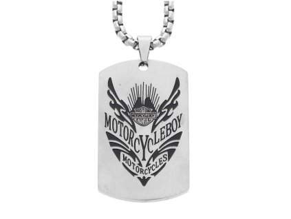 2714 1 ocelovy privesek s retizkem motor cycles