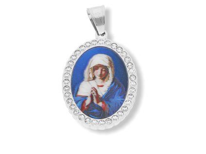 7914 privesek madonka s krystalky 18