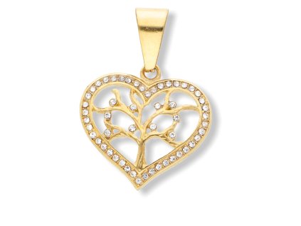 7893 privesek srdce gold