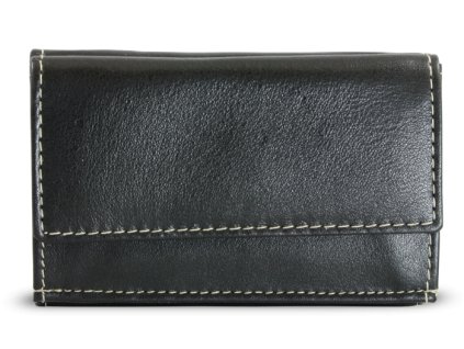 Černá dámská kožená mini peněženka 511-4392A-60