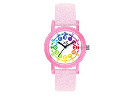 10867 ice watch detske hodinky ruzove glitter 022689