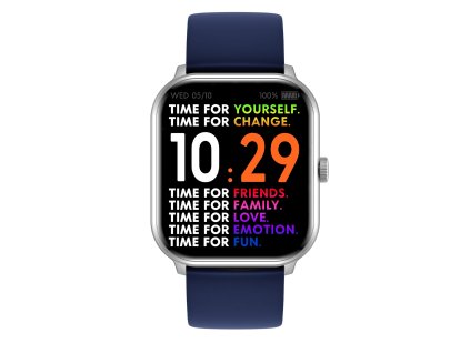 7732 5 ice watch unisex chytre hodinky stribrna modra