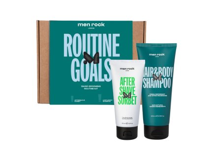 12095 men rock darkovy set balzam po holeni sampon