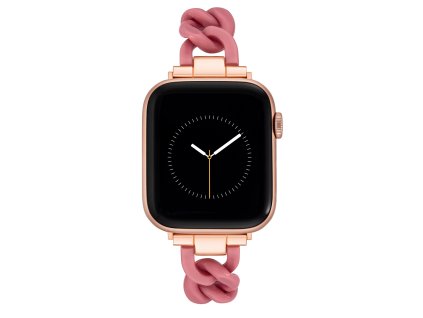 8010 3 nine west reminek plastovy ruzovy pro apple watch 38 41mm