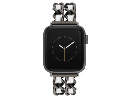 12089 steve madden reminek kombinace ocel a veganska kuze pro apple watch 38 40 41 ws 1001bkwt424445