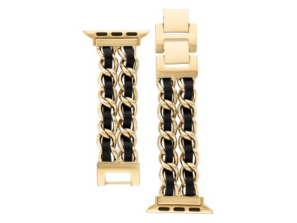 7535 1 steve madden reminek pro apple watch retizkovy zlaty 38 40 41 mm