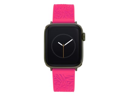 11149 steve madden reminek silikonovy syte ruzovy pro apple watch 38 40 41 mm