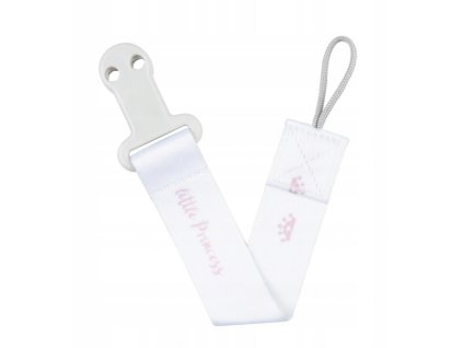 retizek na dudlik canpol babies little princess bily ruzovy