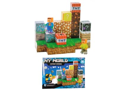 MSTB2296AA magneticka stavebnice minecraft tnt creative world 32ks