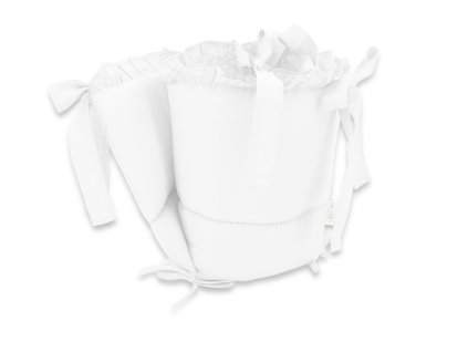 mantinel s volankem do postylky 120 x 60 cm 180cm royal bily baby nellys