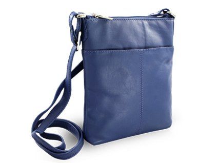 modra kozena zipova minikabelka 212 3013 97