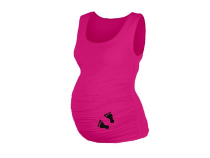 Top, tílko Dana s potiskem Nožiček  - růžová, vel. S/M (Velikost oblečení S/M)