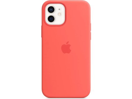 Apple silikonový MagSafe kryt pro iPhone 12 mini Citrusově růžová
