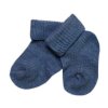 Kojenecké ponožky, Baby Nellys, jeans (Velikost 62/68 (3-6m))