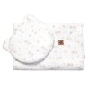 muselinova sada goose teddy 30x35cm 70x100cm 2d baby nellys bila husicky