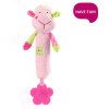 plysova hracka s piskatkem a kousatkem sweet lambie ruzova