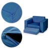 kreativni detska pohovka z mekkych polstaru skladaci modularni set 8 dilu tm modra