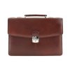 hneda kozena aktovka se tremi vnitrnimi prihradkami 112 6004 40