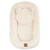 oboustranne hnizdecko s polstarkem teddy boucle kremove