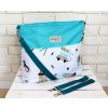 stylova taska na kocarek baby nellys hand made hracky tyrkysova