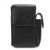 cerne kozene pouzdro na cigarety dlouhe 611 0307a 60