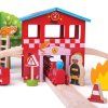 bigjigs rail drevena vlackodraha hasicska stanice