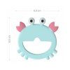 giligums detske silikonove kousatko crab teether 3m 1 ks matovy
