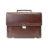 hneda kozena aktovka se ctyrmi vnitrnimi prihradkami 112 6002 40