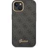 Guess PC/TPU 4G Metal Camera Outline kryt pro iPhone 14 - Černá