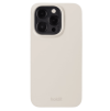 Holdit Silicone kryt pro iPhone 15 Pro Světlá béžová