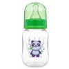 kojenecka plastova lahvicka akuku panda 125ml zelena