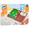 small foot hraci kostky a karty v drevenem boxu