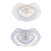 canpol babies 2 ks symetrickych silikonovych dudliku 0 6m little prince modre